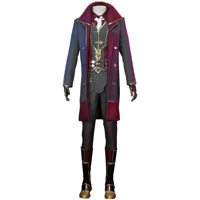 Silcoo Cosplay Costume Game Anime Cosplay【XS-2XL】DokiDoki-R Jinxx Father Silcoo Men Costume Plus Size