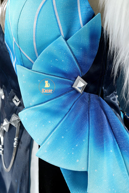 Genshin Impact Yelan Tranquil Banquet Cosplay Costume Wig Dress New Skin Uniform Outfit Halloween Party for Women Girls Props