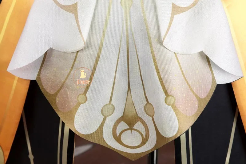 Genshin Impact Sandrone Cosplay Costume Wig Marionette Dress Headwear Eleven Fatui Harbingers Halloween Women Girls Role Play