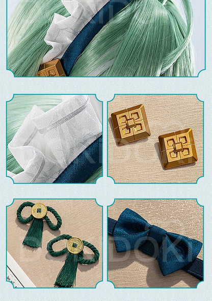 Huohuo Cosplay Costume Game Honkai: Star Rail DokiDoki-R Honkai Women Cute Maid Costume Huo Huo Cosplay Tail Christmas