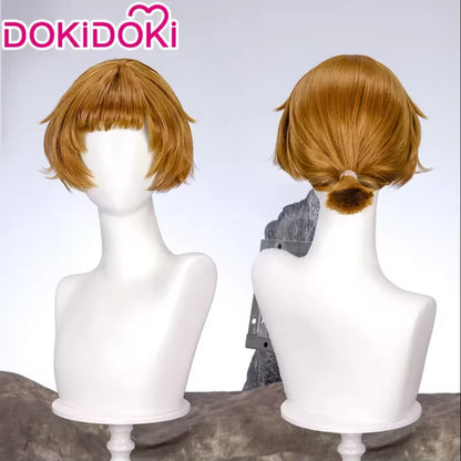 Ishaa Ekkoo Maddiee Aniviaa LeBlancc Cosplay Wig Game Anime DokiDoki Women Men Short Hair Ishaa Cosplay Free Wig Cap