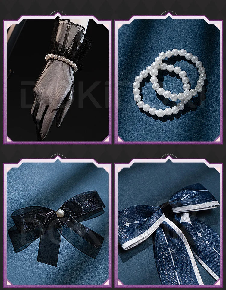 IN STOCK Nikki Cosplay Costume Game Infinity Nikki【S-3XL】DokiDoki-R Women Cute Lolita Dress Floral Memory Plus Size