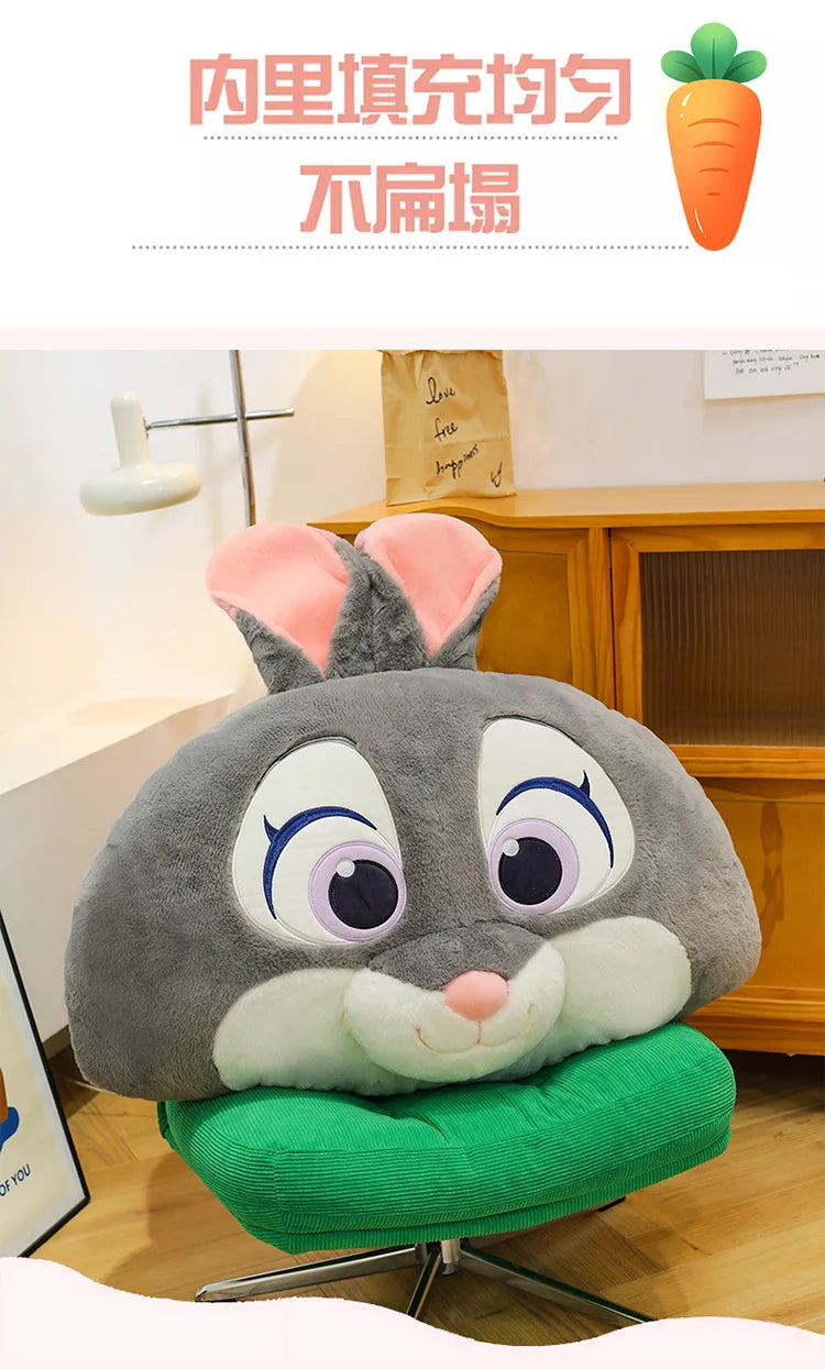 90x50cm Big Size Judith Laverne Hopps Anime Plush Stuffed Doll Zoo Tropolis Room Decorated Plushies Children Pillow Holiday Gift