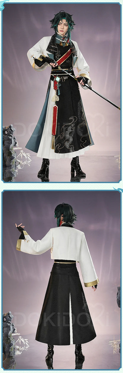 IN STOCK Xiao Doujin Cosplay Costume Game Genshin Impact Cosplay DokiDoki-SR Xiao Cosplay Men Chinese Style Doujin Costume