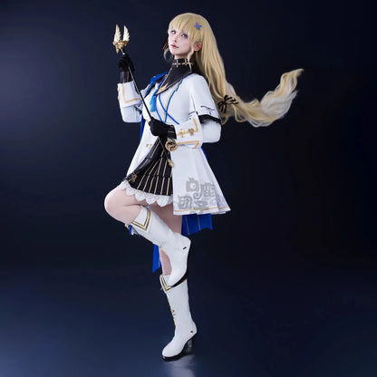 Wuthering Waves Phoebe Cosplay Costume Wig Dress Hat Headwear Sticker Stocking Rinascita Halloween Party Women Girls Prop iCoser