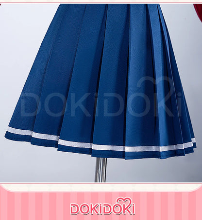 IN STOCK Mita Cosplay Costume Game MiSide【XS-3XL】DokiDoki-N Women Uniform Dress Mita Cosplay Hat Gloves Plus Size