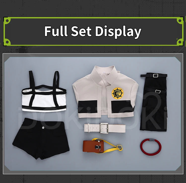 Riyo Rudo Cosplay Anime Gachiakuta【XS-3XL】DokiDoki-R Women Men Costume Rudo Surebrec Li Glaze Riyo Cosplay Wig Plus Size