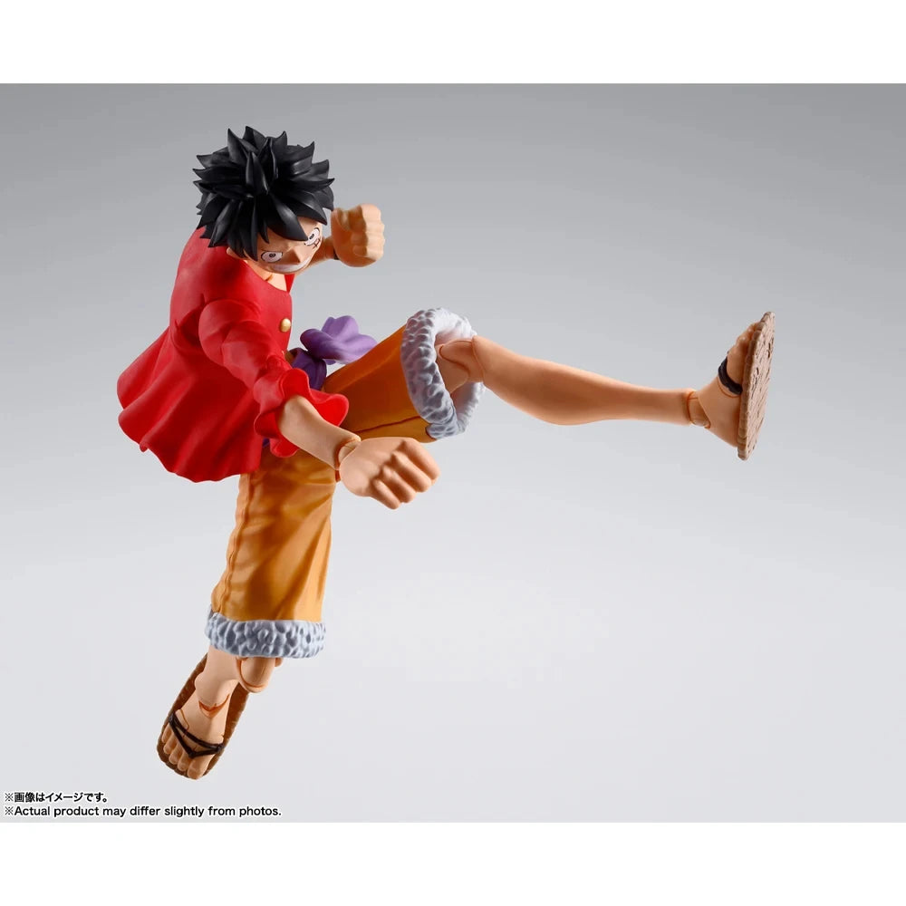 Bandai In Stock Original Shfiguarts Anime One Piece The Raid On Onigashima Monkey D Luffy Figure Model Boxed Toys Gift Genuine