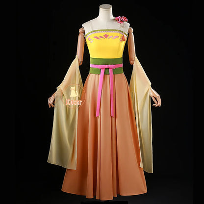 Anime The Apothecary Diaries Maomao Cosplay Costume Courtesan Outfit Dress Earrings Headwear Halloween Party Women Girls iCoser