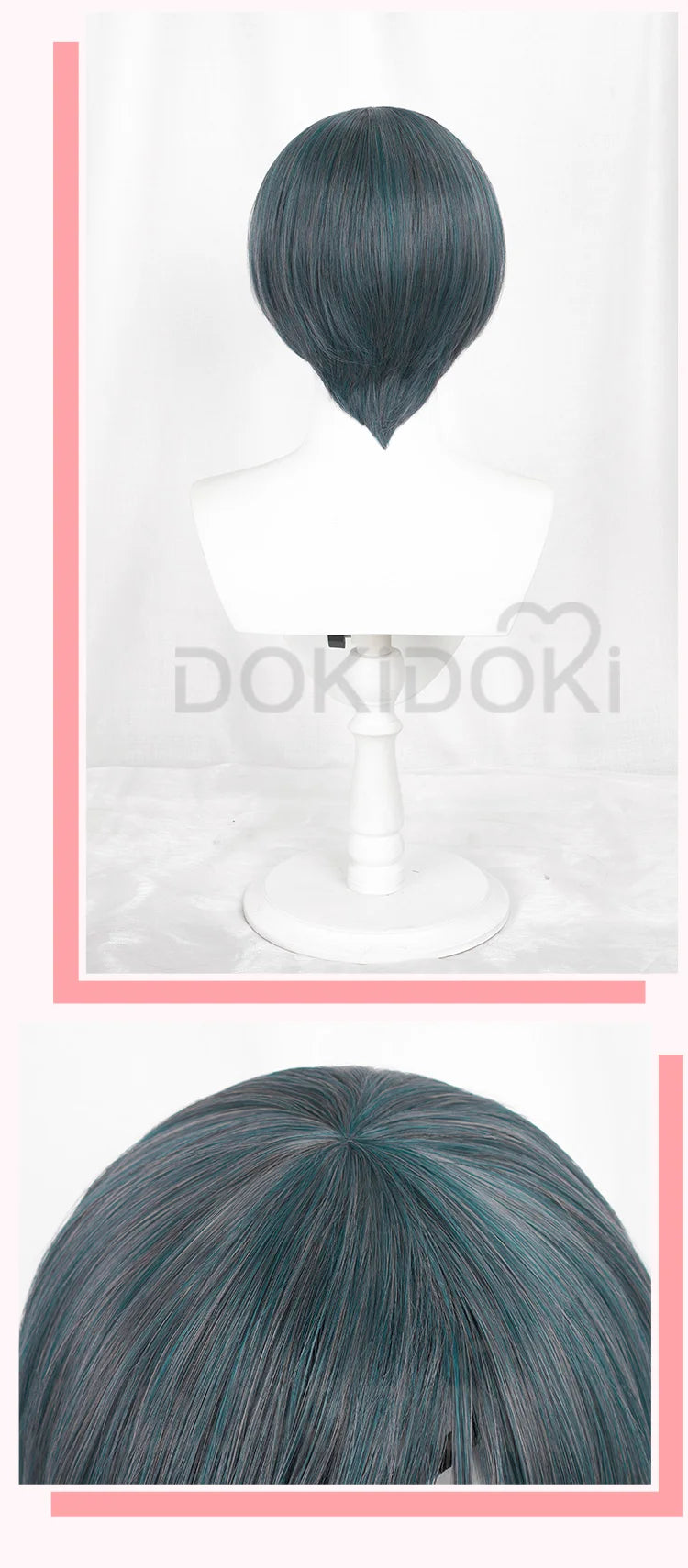 IN STOCK Ciel Phantomhive Wig Anime DokiDoki Ciel Cosplay Wig Men Halloween Short Hair Free Wig Cap