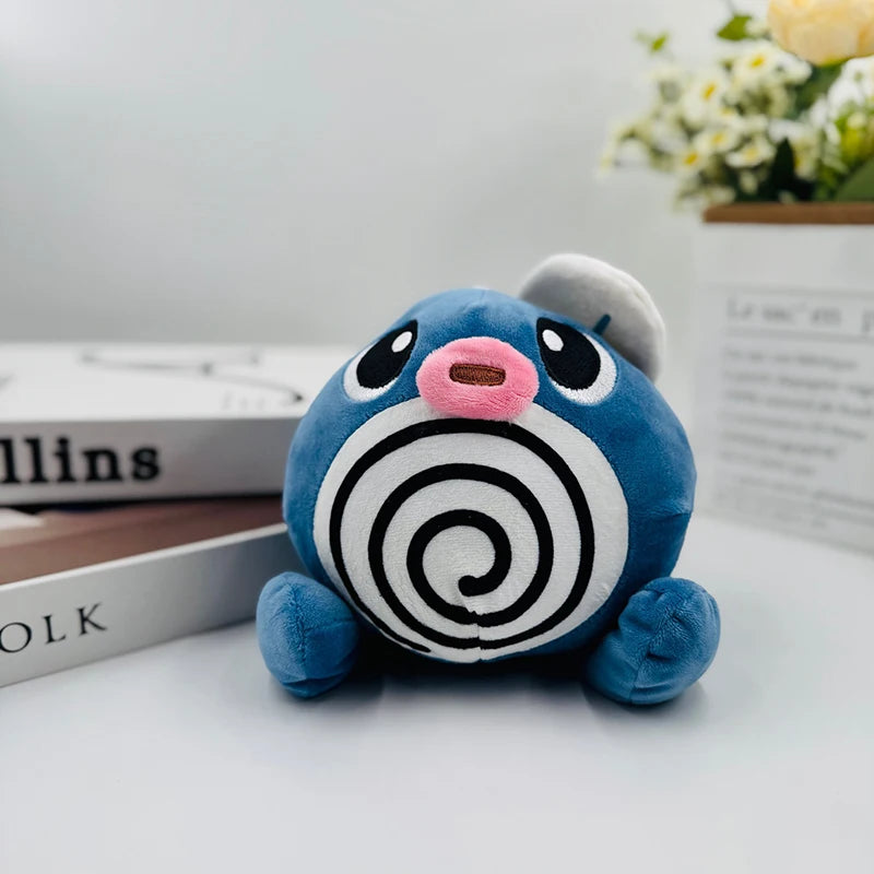 15/25cm Poliwag Pokemon Plush Toys Cartoon Poliwhirl Pokémon Plushie Ornament Kawaii Doll Stuffed Gift for Kid Birthday Xmas
