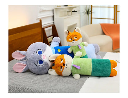 70/90/110cm Big Size Zoo Tropolis Nick Wilde Judith Laverne Hopps Disney Anime Plush Stuffed Doll Pillow Plushies Ornaments Gift