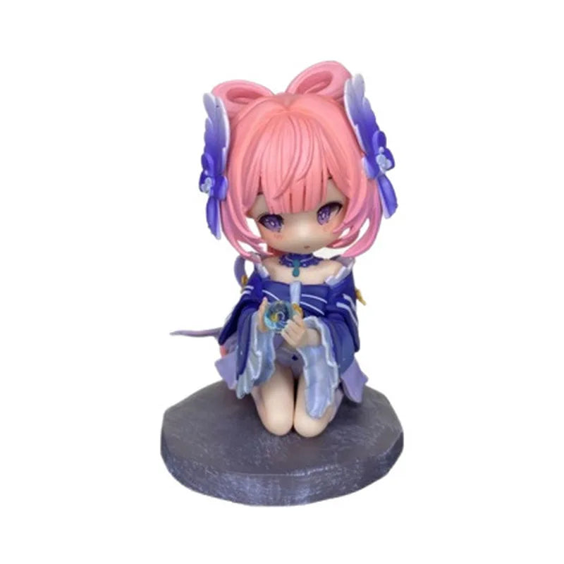 New Sangonomiya Kokomi Figure Genshin Impact Anime Figurine Sangonomiya Q Version Pvc Models Statue Customized Doll Decora Gift