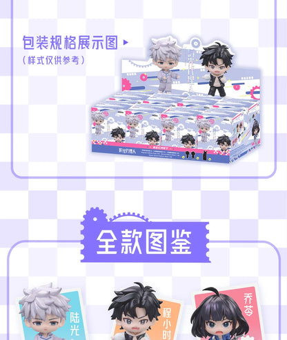 Link Click Season 2 Back In Time Series Cartoon Lu Guang Chen Xiaoshi Li Tianchen Li Tianxi Qiao Ling Figure Model Toy Kids Gift