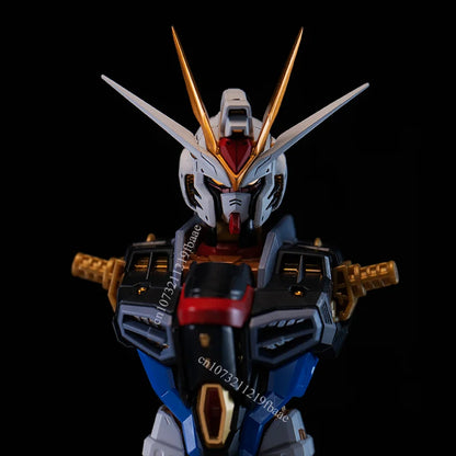 In Stock Minerva Hobby Head Carving STRIKE FREEDOM MG MGEX Assembly Model Kit Fate With Lamp Toy Mecha Model Head Toys Gifts