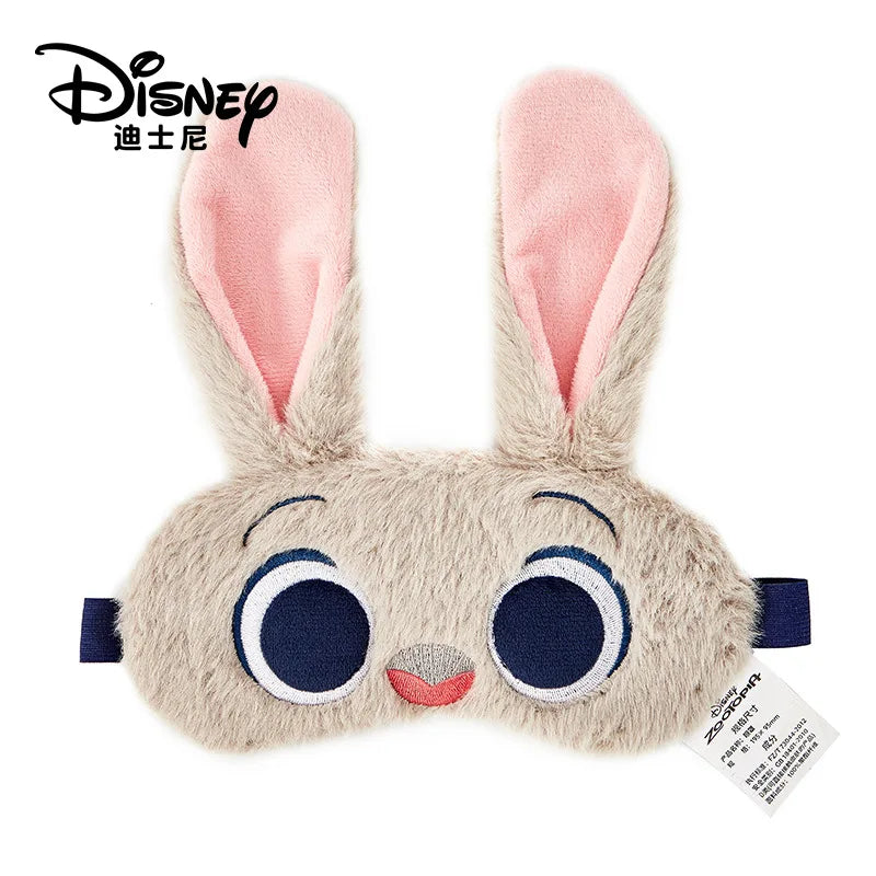 Disney Children's Plush Eye Mask Zootopia Cartoon Design Sleep Sunscreen Napping Mask for Students Cute And Crazy Gift