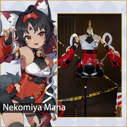 UWOWO Collab Series: Game Zenlesss Zone Zero Nekomiyaa Mana Cosplay Costume