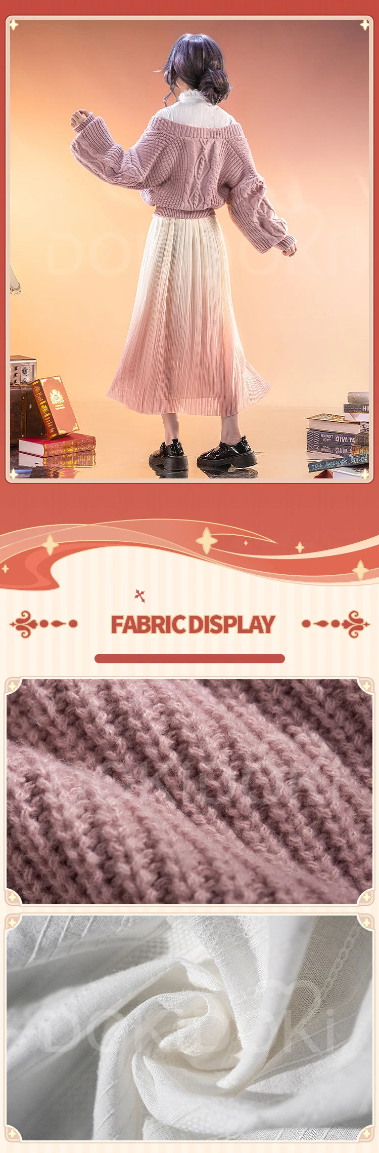 IN STOCK Waguri Kaoruko Cosplay Costume Anime The Fragrant Flower Blooms with Dignity DokiDoki-R Women Suit Halloween Cosplay