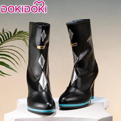 Phoebe Ciaccona Brant Qiuyuan Cosplay Shoes Game Wuthering Waves Cosplay DokiDoki Women Men Cosplay Long Boots Brant Cosplay