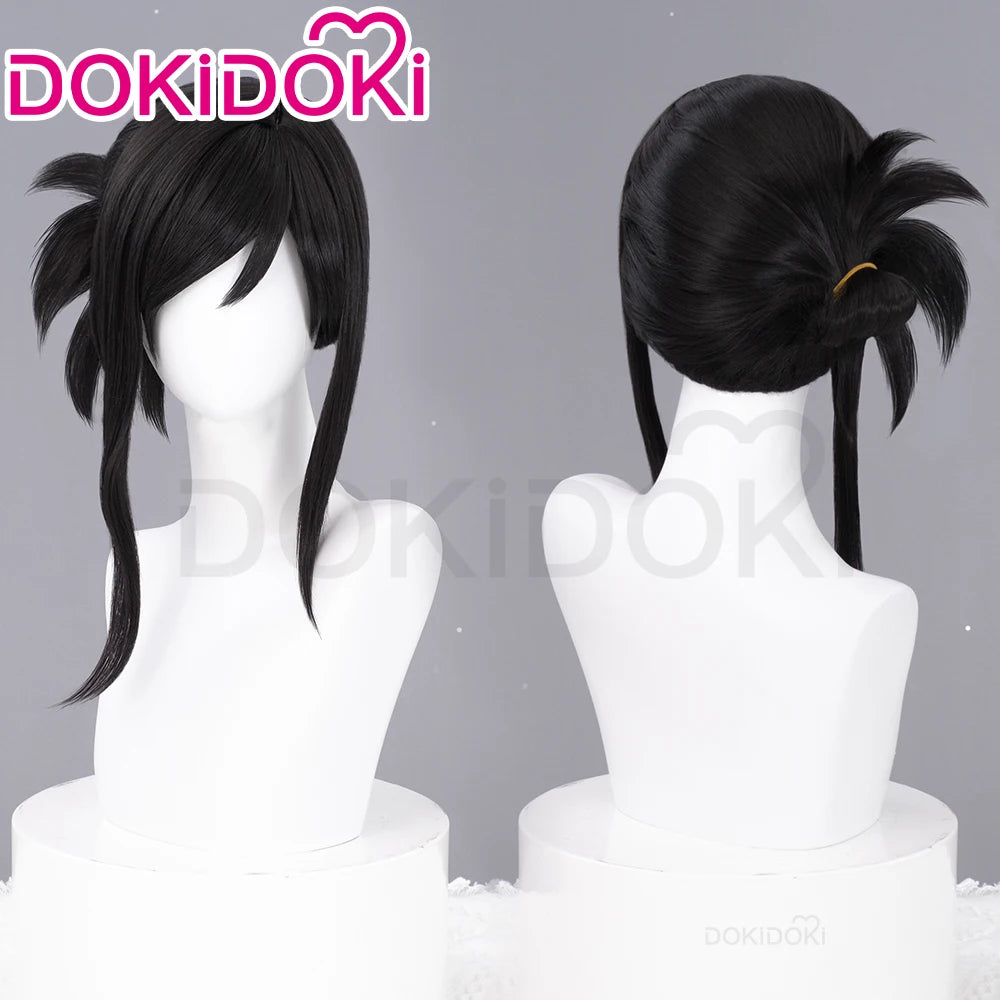 IN STOCK Tifa Lockhart Venat Wig Game FF Cosplay DokiDoki Long Black Hair Tifa Venat Cosplay Ear Clips ReMark