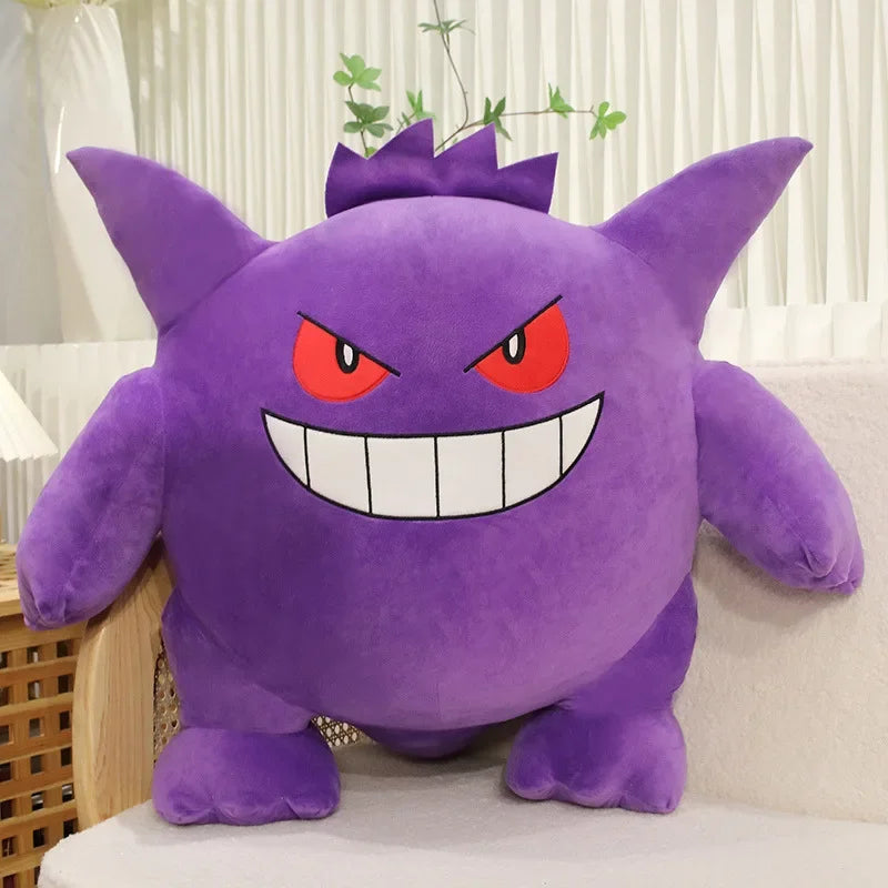 20/40/60cm Gengar Pokemon Anime Plush Toys TAKARA TOMY Cartoon Doll Soft Pokémon Plushie Pillow Stuffed Gift for Children Kawaii