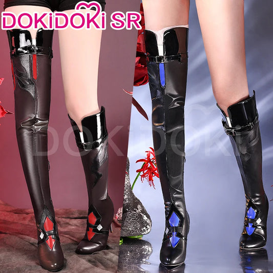 Acheron Cosplay Shoes Game Honkai: Star Rail Cosplay DokiDoki-SR Honkai Female Cosplay Acheron Shoes Boots