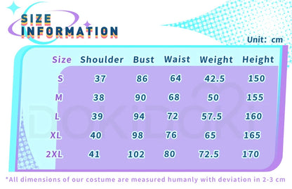IN STOCK Rinn Lenn Lukaa Cosplay Costume【XS-2XL】DokiDoki-R Women Men Cute Short Dress Costume Muse Dash Rinn Cosplay Plus Size