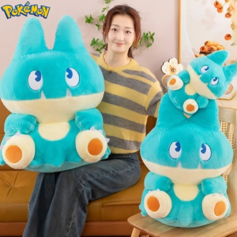 75CM Big Size Pokemon Plushies Snorlax Peluche Cartoon Anime Kawaii Ornament Comfortable Soft Doll Cushion Children's Toy Gift