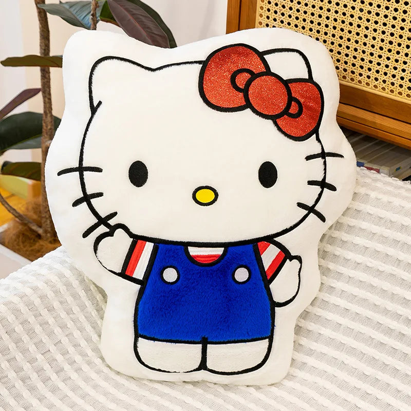 New Hello Kitty Plush Toy Kitten Stuffed Animal Soft Pillow Cute Doll for Girls Birthday Christmas Gift Perfect Sleep Companion
