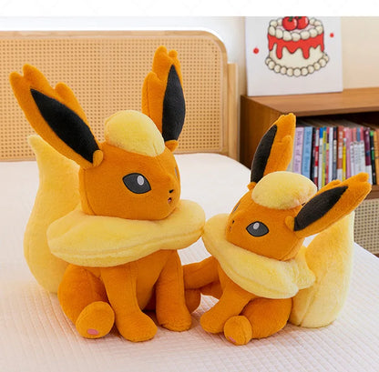 45/80cm Flareon Pokemon Plush Toys Large Anime Doll Cute Pillow Cartoon Giant Pokémon Plushie Stuffed Gift for Kids Christmas
