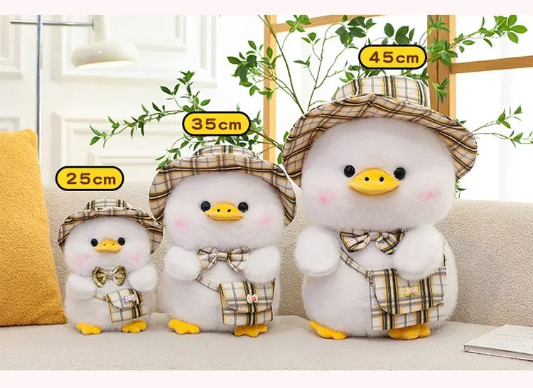 New 25/35/45cm Kawaii Cute Gentleman Duck Plush Toy Children's Pillow Doll Interior Decoration Boys and Girls Birthday Gifts