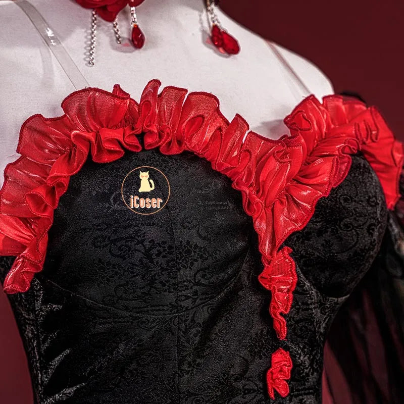 Path To Nowhere Coquelic Cosplay Costume Wig Black Dress Hat Uniform New Skin Carnival Halloween Party for Women Girls iCoser