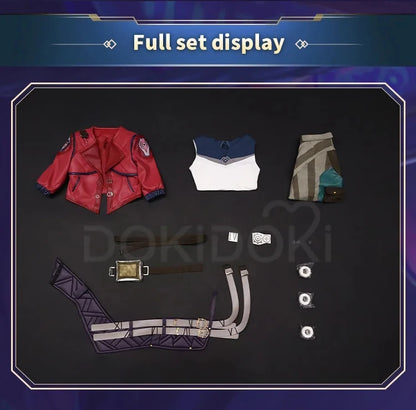 IN STOCK Vii Cosplay Costume Game Cosplay【S-2XL】DokiDoki-SR Cosplay Costume Plus Size Vii Cosplay Costume