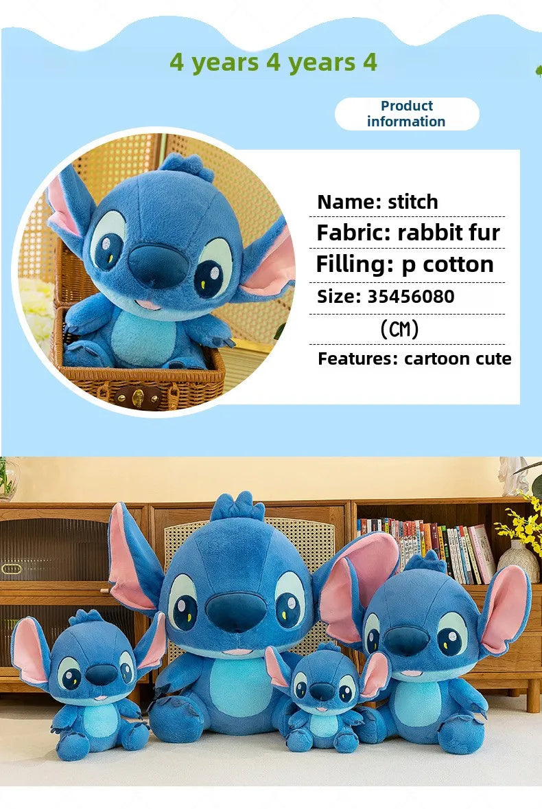 Stitch Plush Interstellar Baby Doll Accompanies Children to Sleep Room Decoration Sofa Ornament Pillow Children Christmas Gift