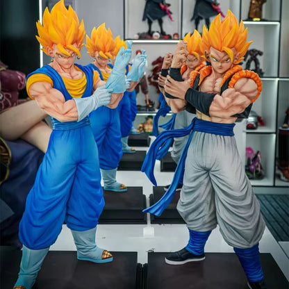 Jt Statue Gogeta Vegetto Figure Dragon Ball Jt Vegetto Gogeta Statue with Base Super Saiyan Action Figures Collection Model Toys