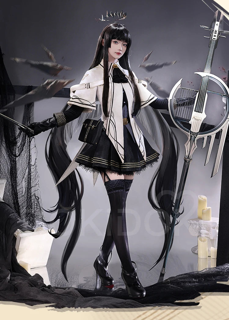 IN STOCK Arturia Virtuosa Cosplay Costume Game Arknights Cosplay DokiDoki-SR Virtuosa Cosplay Arturia Giallo Women Costume