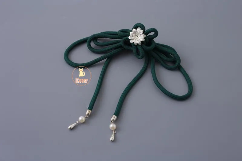 Anime The Apothecary Diaries Maomao Cosplay Costume La Clan Princess Green Dress Earrings Halloween Party for Women Girls iCoser