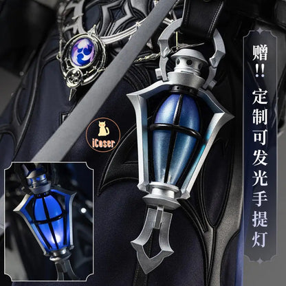 Genshin Impact Kyryll Chudomirovich Flins Cosplay Costume Wig Uniform Game Cos Outfit Halloween Party for Women Men Carnival Set