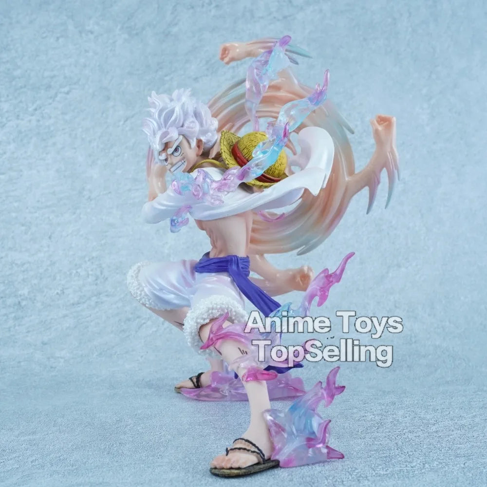 19cm/7.48in Anime One Piece Figure Nika Luffy Action Figures Luffy Arm can rotate Pvc Statue Collection Model Toys for Gifts