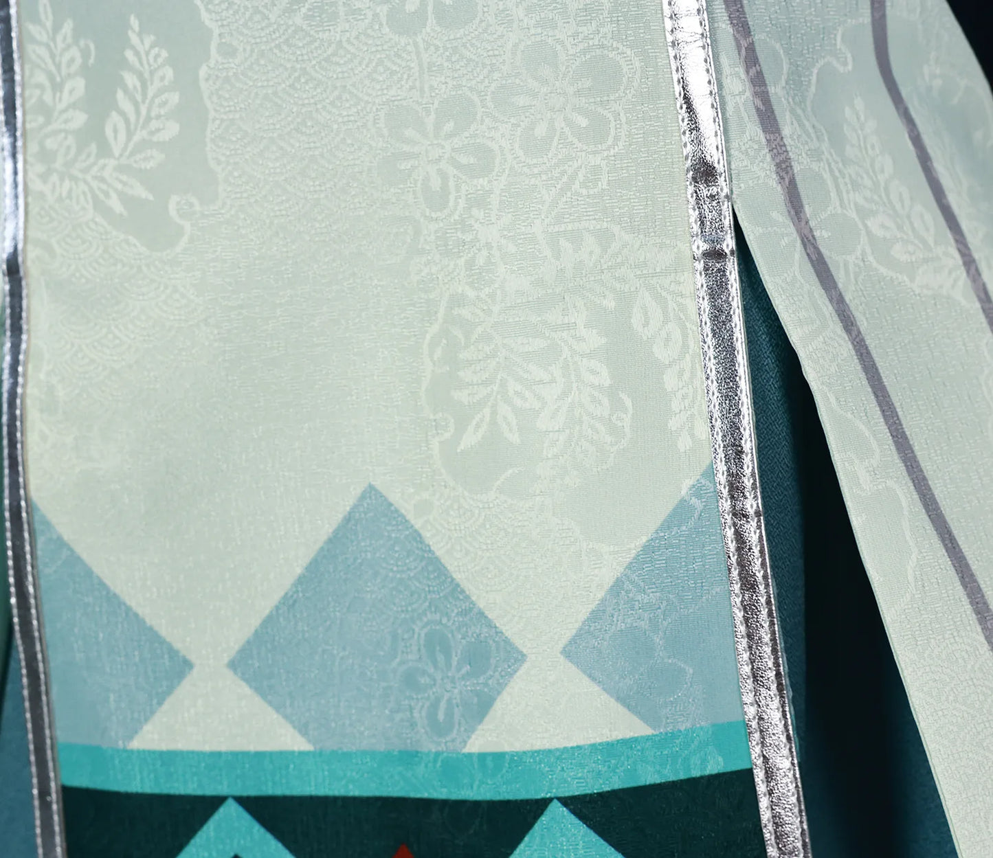 Lan Yan Cosplay Costume Wig Dress Genshin Impact Headwear Liyue Spring Woven From Jade Halloween Party for Women Girls Accessory