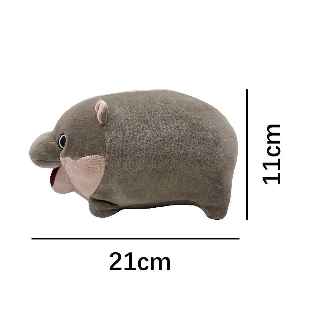 Moo Deng Plush Cute Cartoon Hippo Plushies Soft Stuffed Animal Hug Pillow Back Cushion Kids Toy Girl Boy Gift