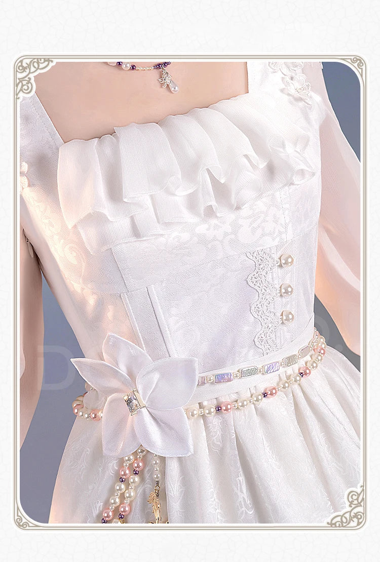 Mist Rose Xavier MC Cosplay Costume Love and Deepspace DokiDoki-R Protagonist Spring and Flowers Halloween
