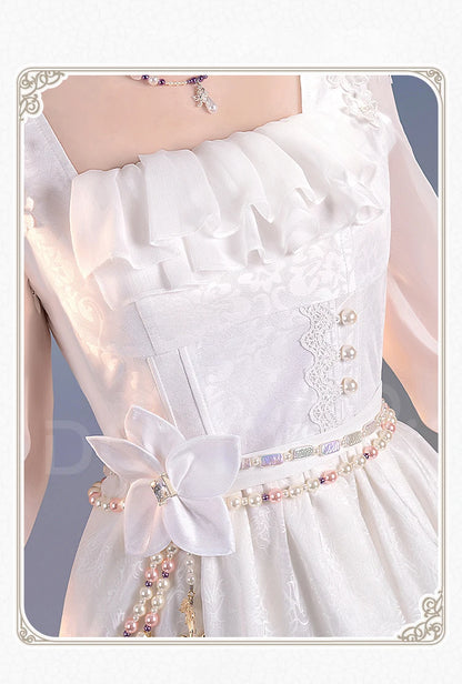 Mist Rose Xavier MC Cosplay Costume Love and Deepspace DokiDoki-R Protagonist Spring and Flowers Halloween