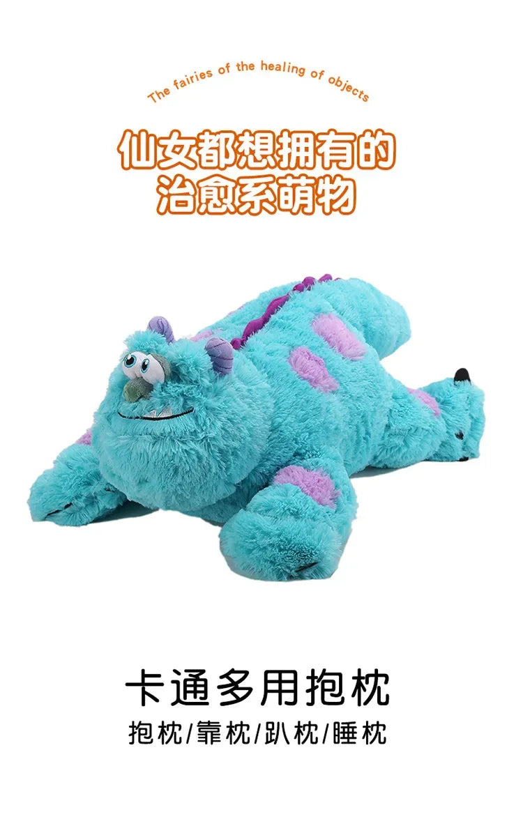 130cm Big Size Disney James P. Sullivan Cartoon Anime Plush Stuffed Doll Room Plushies Pillow Ornaments Children's Holiday Gifts