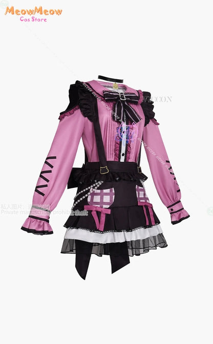 Bangdream Roselia Yukina Minato Costume Polyester Set