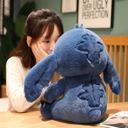 Cute Stitch Plush Toy Soft Lilo & Stitch Purple Angel Stuffed Anime Doll Cartoon Figure Alien Plushies Cuddly Pillow Gifts Girl