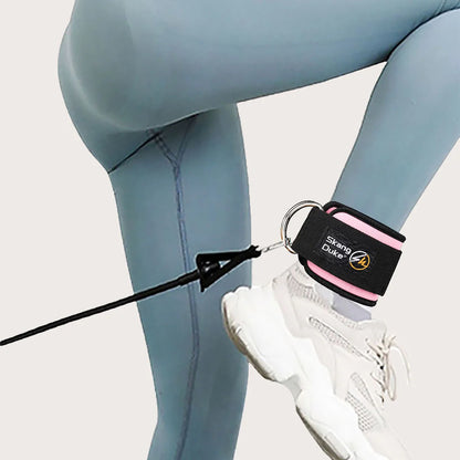 Fitness Ankle Band Padded Double D-Ring Adjustable Weight Leg Training Support 1pc/2pc/3pc