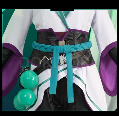 Sage Cosplay Costume Game Cosplay【S-2XL】DokiDoki-R Women White Costume Sage Cosplay Dress Plus Size Halloween