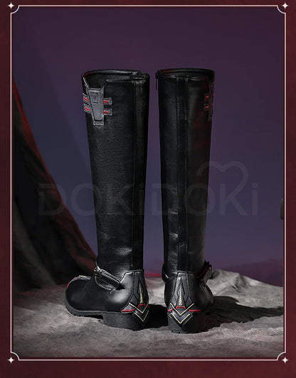 Heroine Caleb Shoes Cosplay Game Love and Deepspace DokiDoki Men Women MC Hunter Boots Caleb Cosplay Shoes