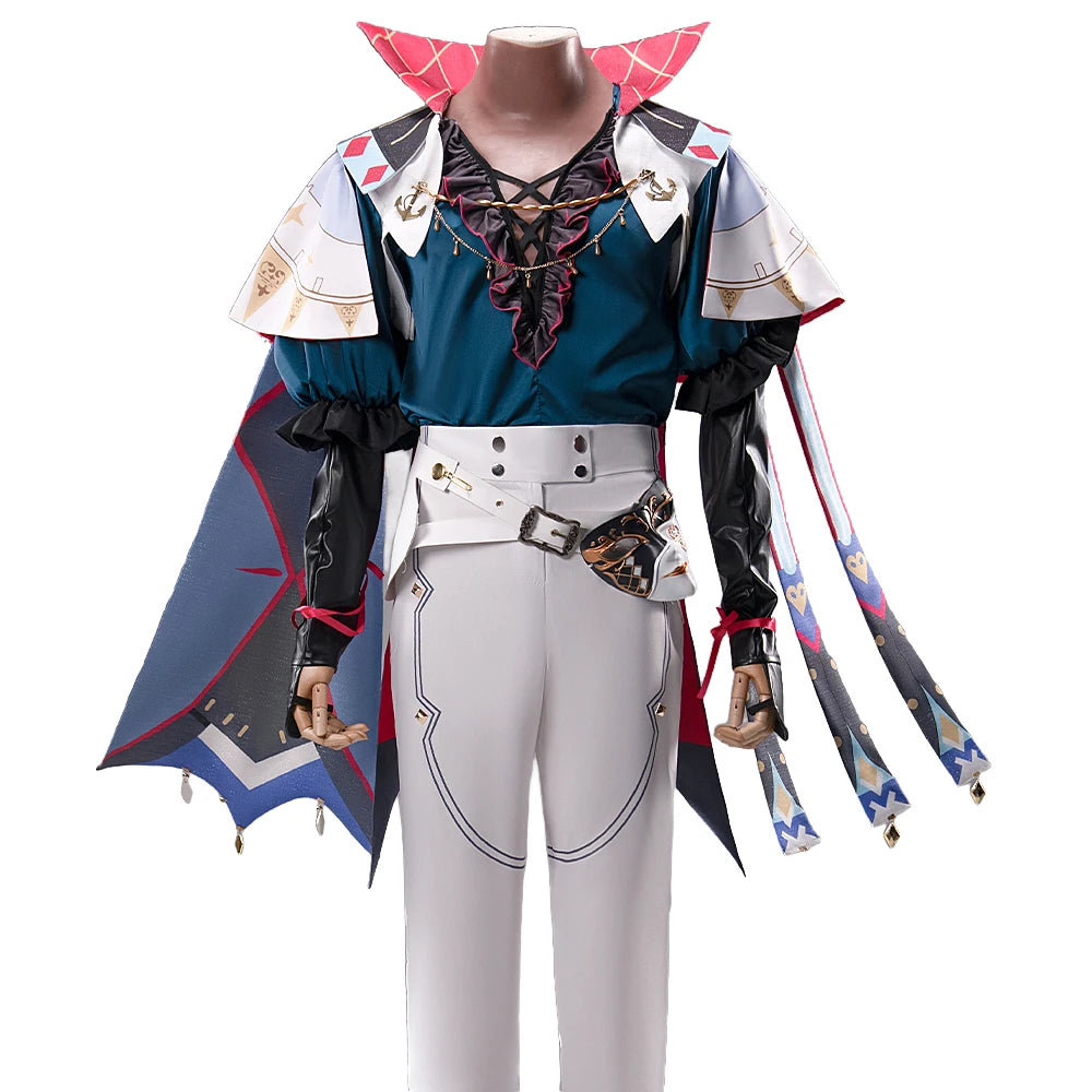 IN STOCK Brant Cosplay Costume Game Wuthering Waves【XS-3XL】DokiDoki-N Men Captain Costume Brant Hat Plus Size